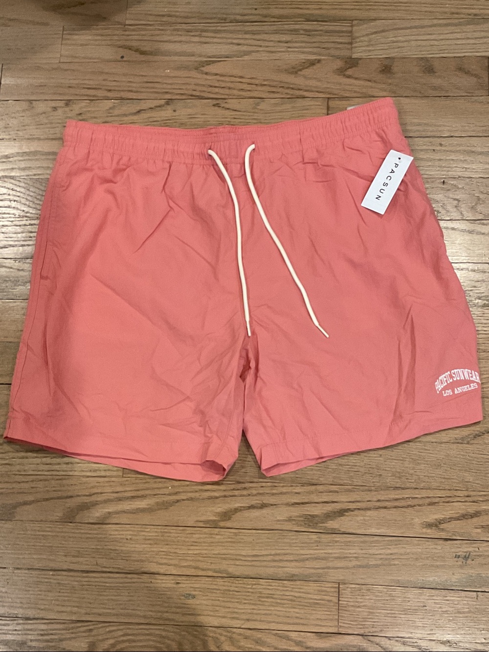 PacSun Men's Tan Flat-Front Casual Shorts